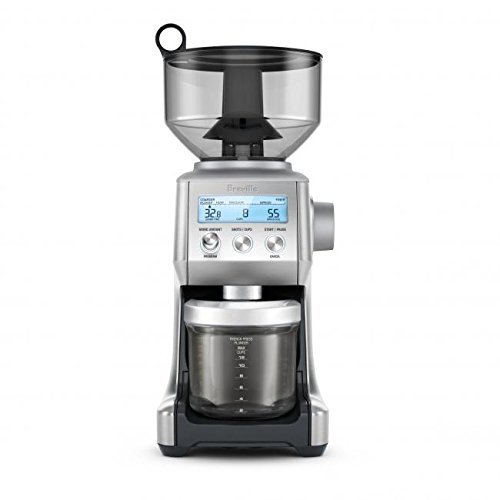 Breville Smart Electric Grinder Pro Coffee Bean Grinder - Brushed Stainless Steel