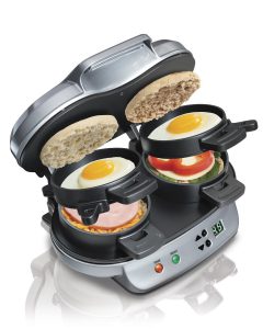 Hamilton Beach 25490 Dual Breakfast Sandwich Maker - Silver