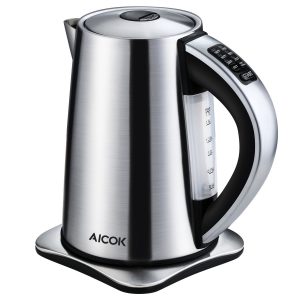 Aicok 6-Temperature Electric Control Tea Kettle - Stainless Steel