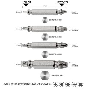 Easy Out Drill Bit Sizes