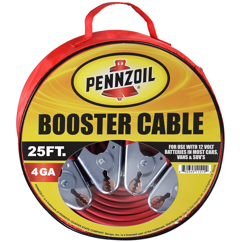 Pennzoil Jumper Cable 4 Gauge Heavy Duty