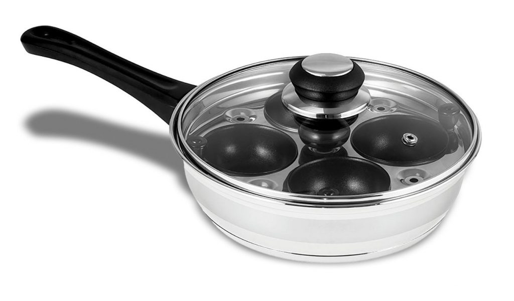 PremiumWares Egg Poacher Pan With Lid