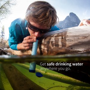 Using The LifeStraw Personal Water Filter