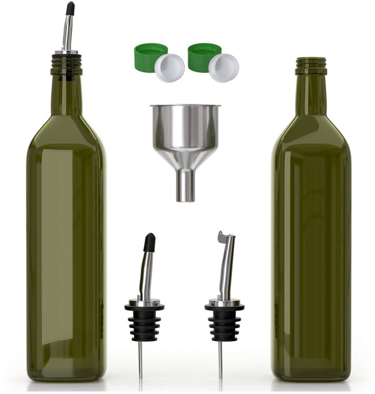 Olive Oil Glass Dispensers & Accessories | Pros Cons Shopping
