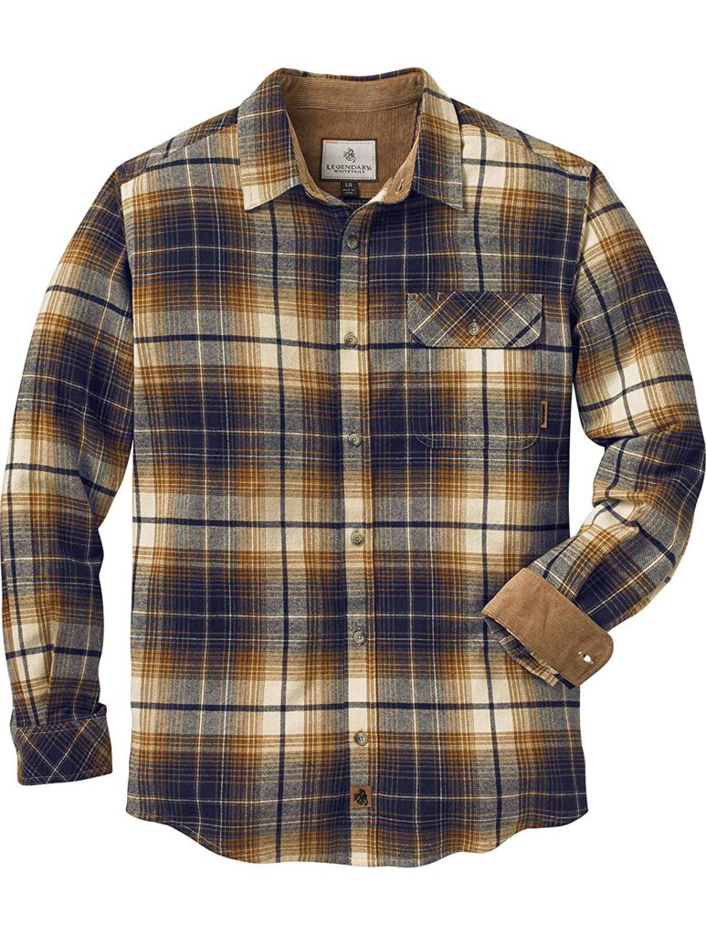 Lengendary Whitetails Arrowhead Stone Plaid Color Flannel Shirt
