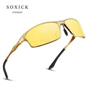 Soxick Night Driving Polarized Glasses Gold