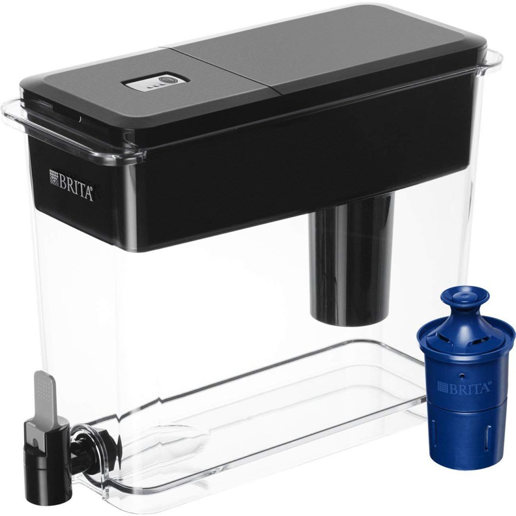 filtered countertop ice and water dispenser