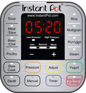 Instant Pot Front Panel Buttons