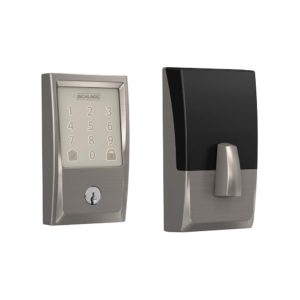 Schlage Encode Lock Century Style - Satin Nickel