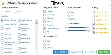 Filter the Network Programs Based On Your Needs and Goals