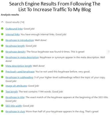 Search Engine Results Show Potential For Increased Traffic