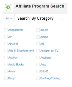 Search-For-An-Affiliate-Program-By-Product-Category