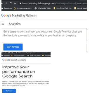 Step 7 Sign Up For Google Analytics and Search Console