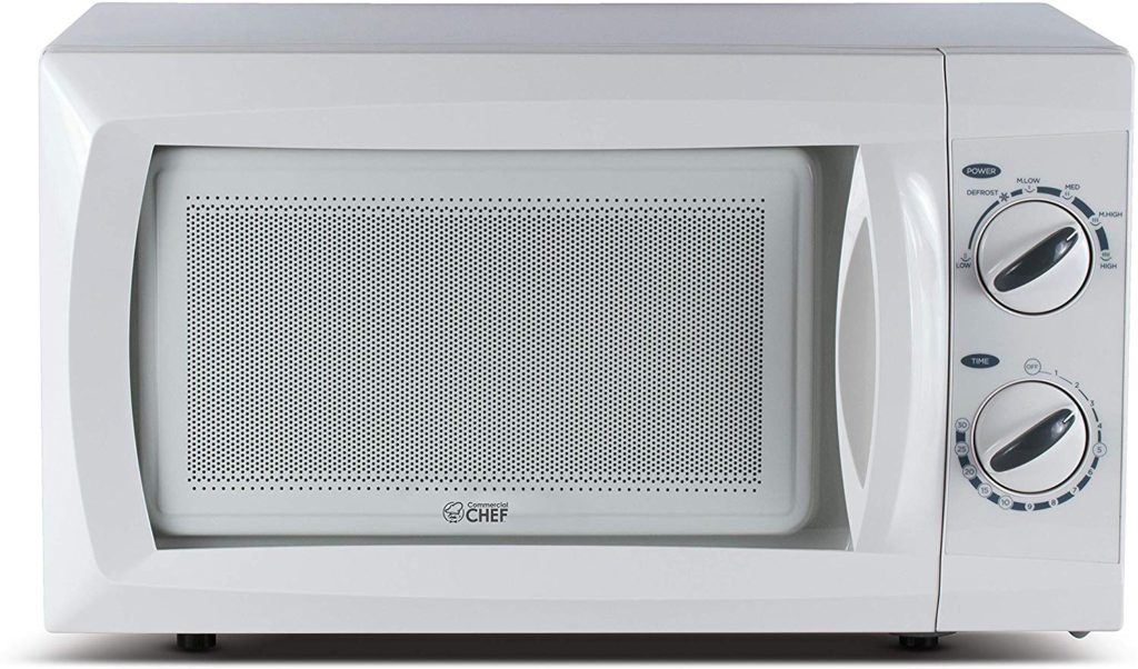 Best Compact Countertop Microwave Ovens - Commercial Chef CHM660W Compact Microwave Oven White