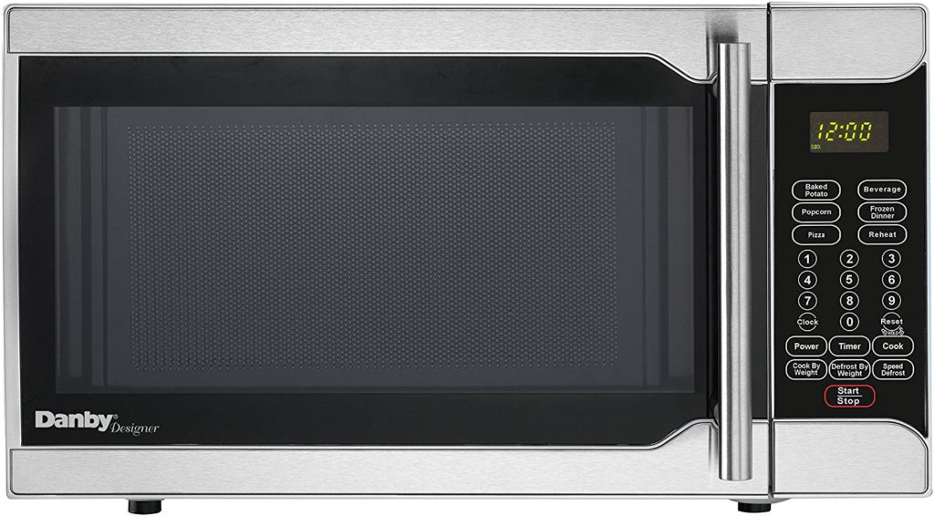 Best Compact Countertop Microwave Ovens - Danby DMW07A2SSDD Compact Microwave Oven Stainless Steel