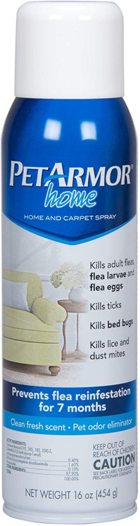 Dog Flea Tick Spray - PETARMOR Home & Carpet Spray