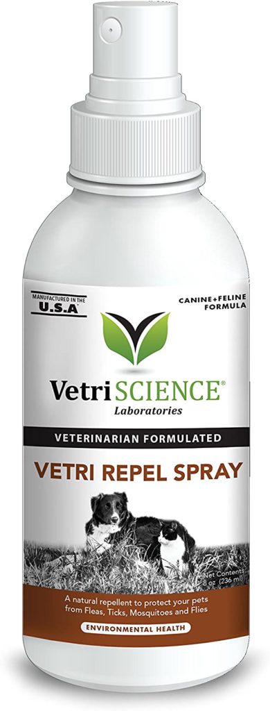 Dog Flea Tick Spray - VetriScience Laboratories Repel Spray