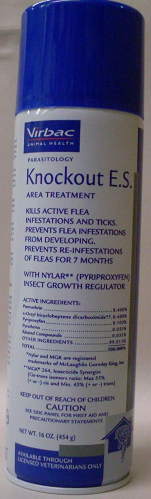 Dog Flea Tick Spray - Virbac Knockout E.S. Treatment Spray