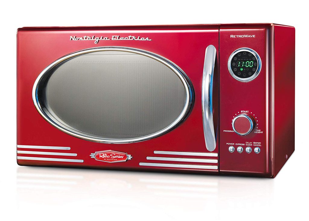 Best Mid-Size Microwaves Nostalgia RMO4RR Mid-Size Microwave Red