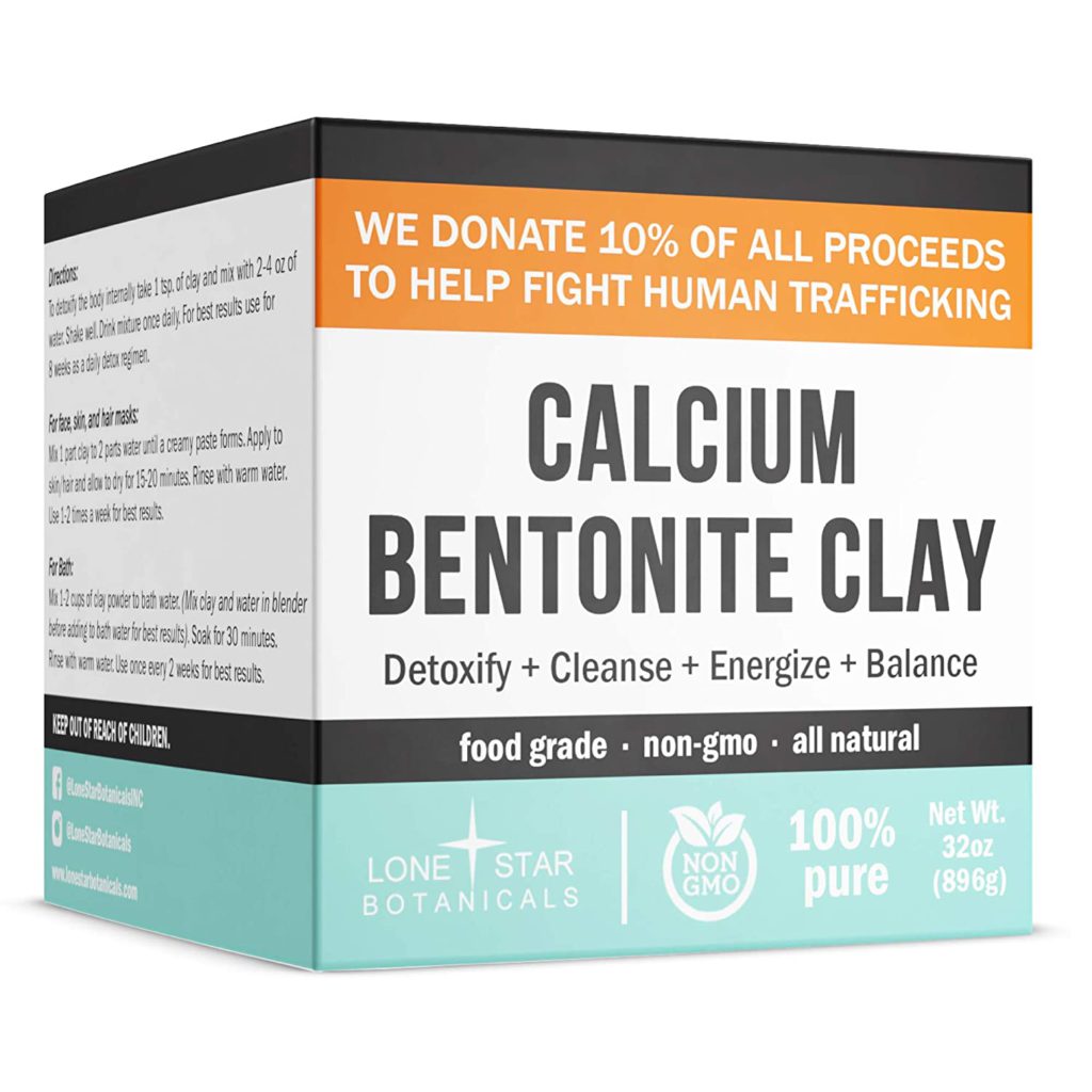 Aztec Indian Healing Clay for Hair - Lone Star Botanicals Bontonite Clay