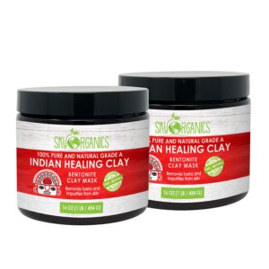 Aztec Indian Healing Clay for Hair - Sky Organics Indian Healing Clay