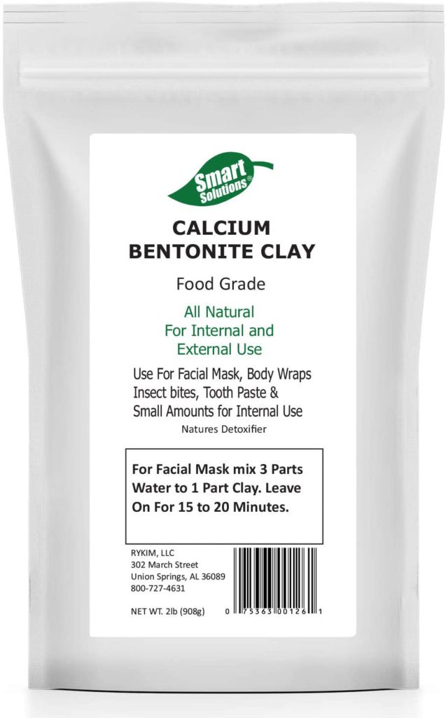 Aztec Indian Healing Clay for Hair - Smart Solutions Calcium Bentonite Clay