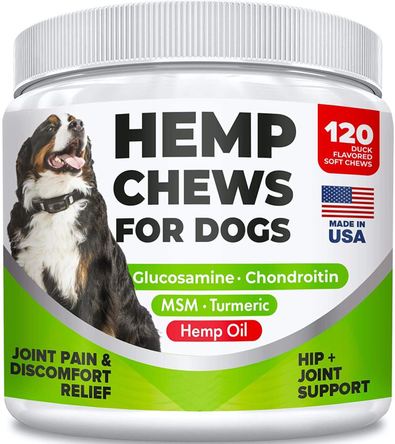 Best Dog Vitamin Supplements – All Natural Hemp Chew Hip and Joint ...