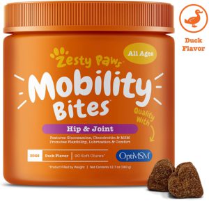 Best Dog Vitamin Supplements - Zesty Paws Hip and Joint Support