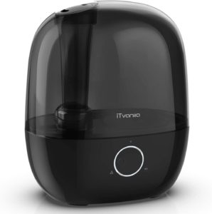 Top Rated Humidifiers for Home - iTvanila Black 300 Sq. Ft. Humidifier