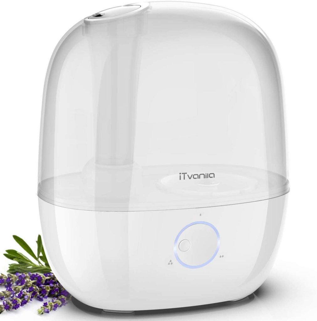 Top Rated Humidifiers for Home - iTvanila White 300 Sq. Ft. Humidifier