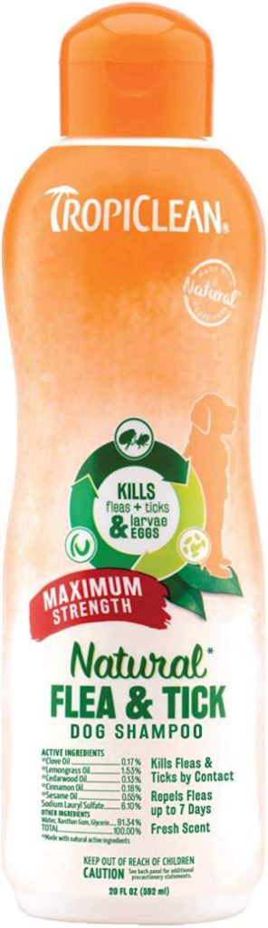 Best Dog Flea Shampoo - TropiClean Natural Flea Tick Shampoo r