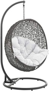 Wicker Hanging Egg Chairs - Modway Egg Chair Gray r