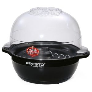 Presto 5204 Electric Popper Black