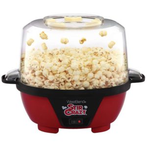 West Bend 82505 Stir Crazy Electric Popper Red