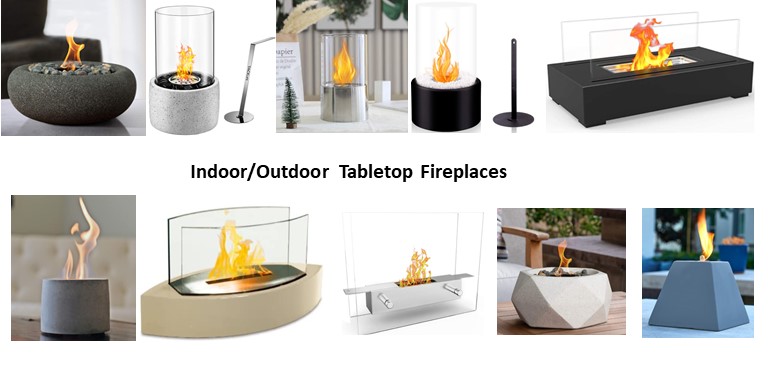 10 Tabletop Fireplaces