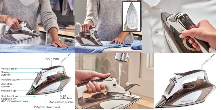 Rowenta Steam Iron Pictures Header