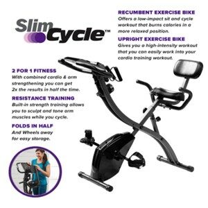 Slim Cycle Exercise Bike Features