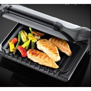George Foreman Grill Cooking Food