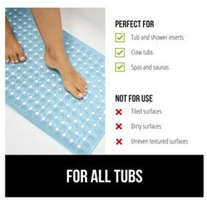 Gorilla Grip Shower Bath Mat Restrictions
