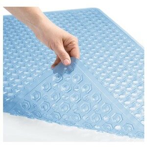 Gorilla Grip Shower Bath Mat Translucent Blue