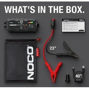 NOCO GB40 What Is In The Box